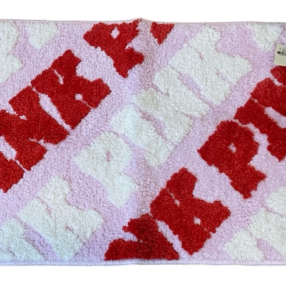 Pink Logo Bath Mat - Picture 2 of 4